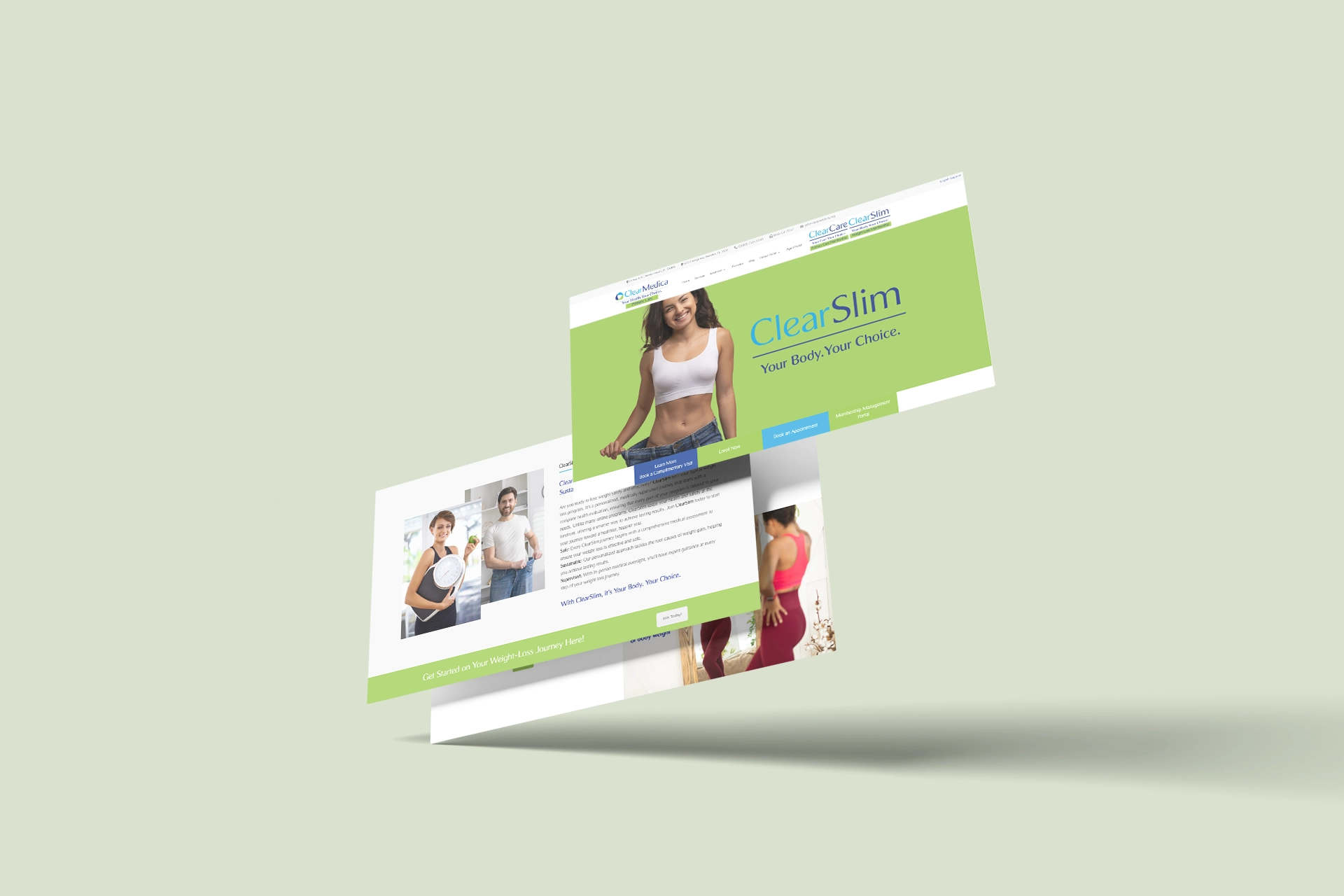 ClearSlim website Launch ClearSlim Website Landing Page